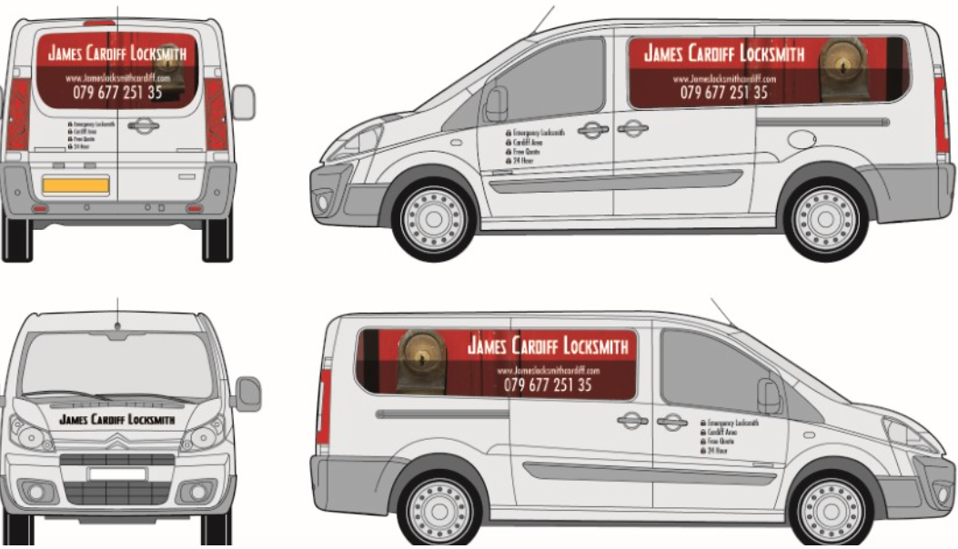 James Cardiff Locksmith vehicle